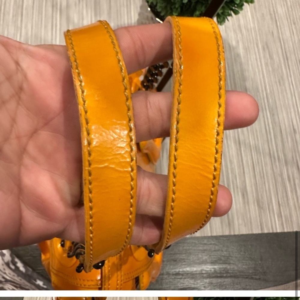 Fendi B. Bag Borsa Orange Women's Bag GUC Authentic - Picture 10 of 16